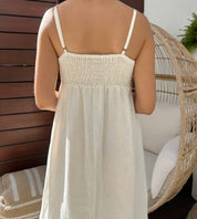 2043211 Natural Gold Maxi Dress