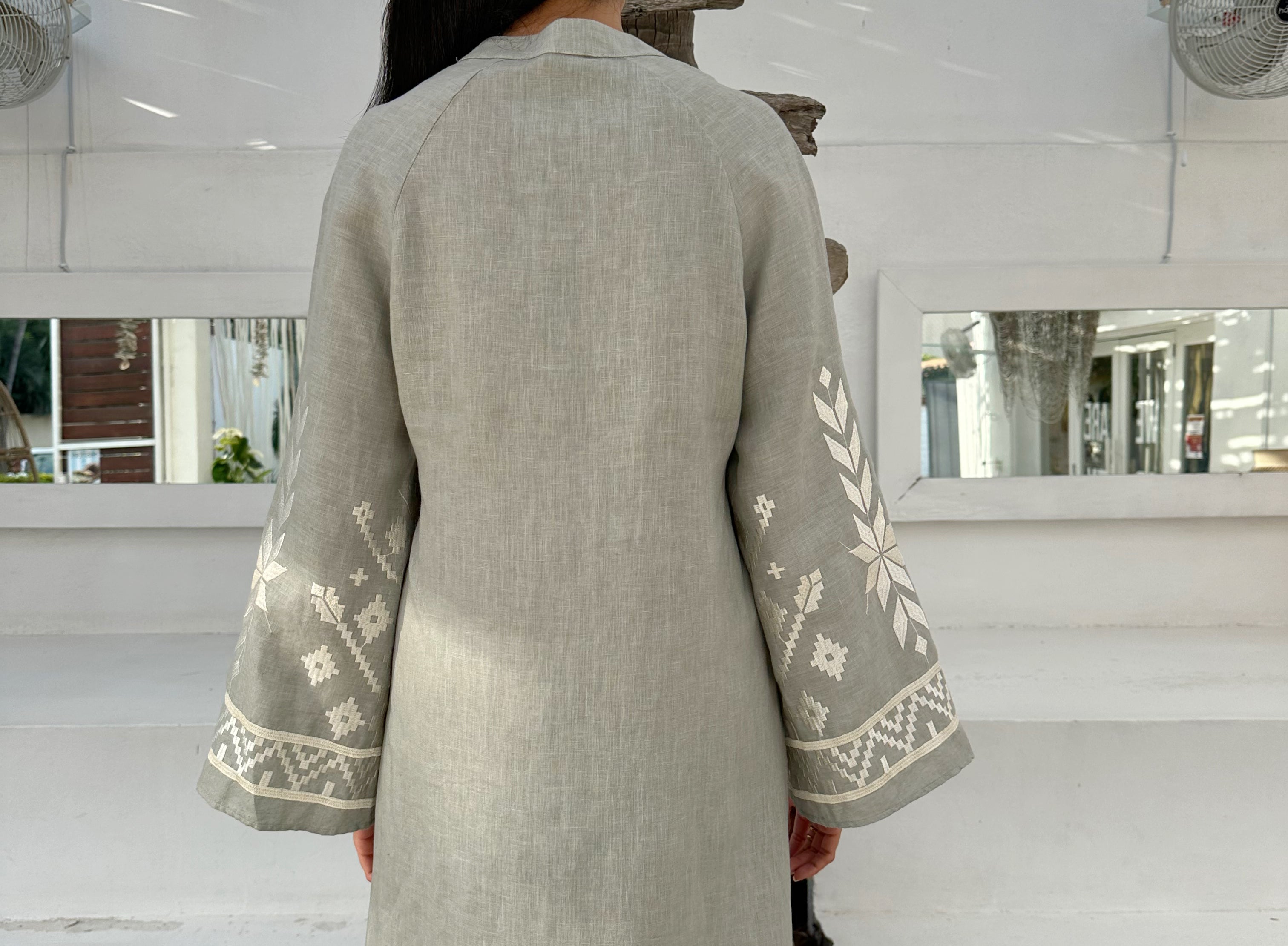 2043228 Stone Champagne Long Dress