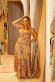 Danny Olive Long Dress