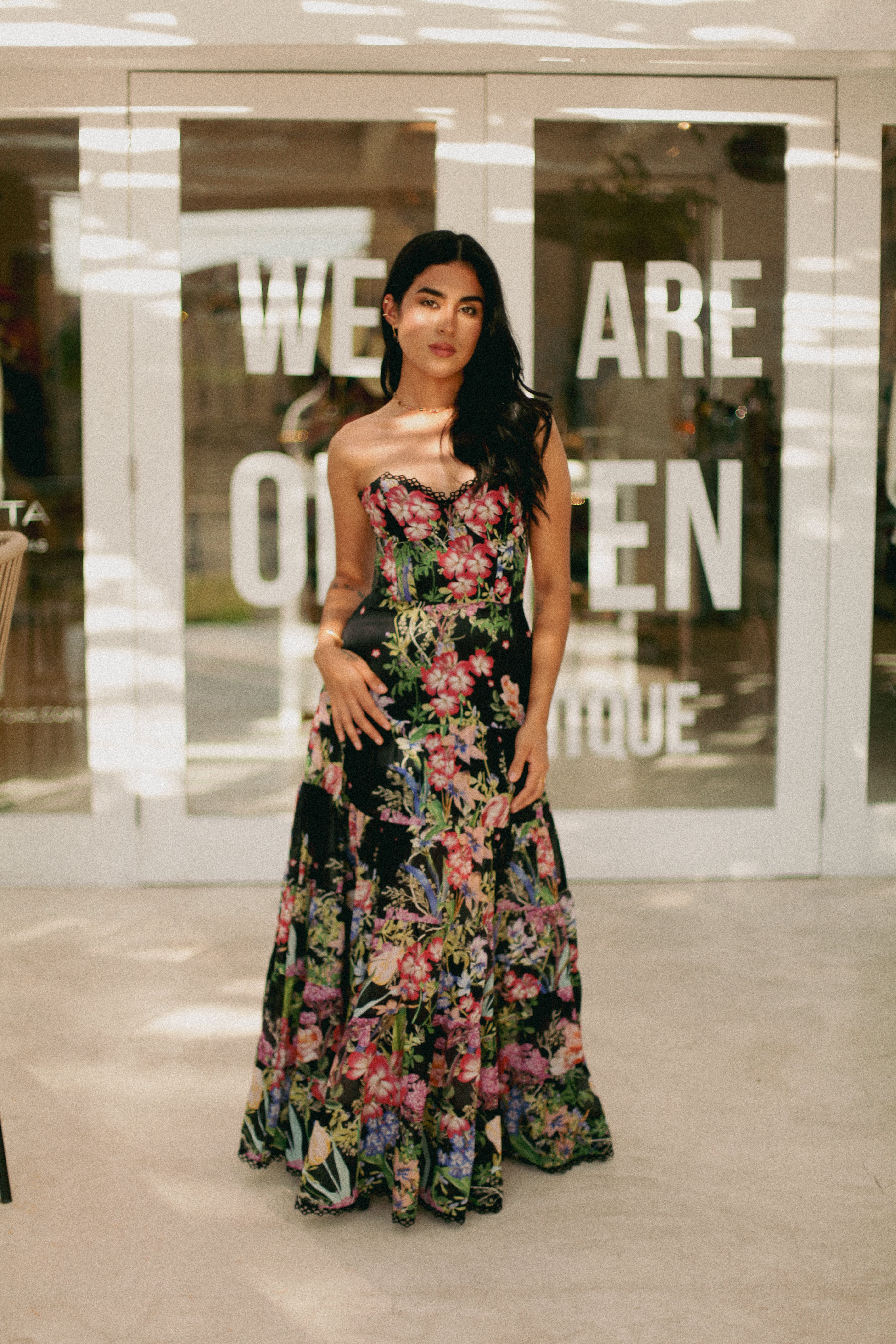 Danny Black Long Dress