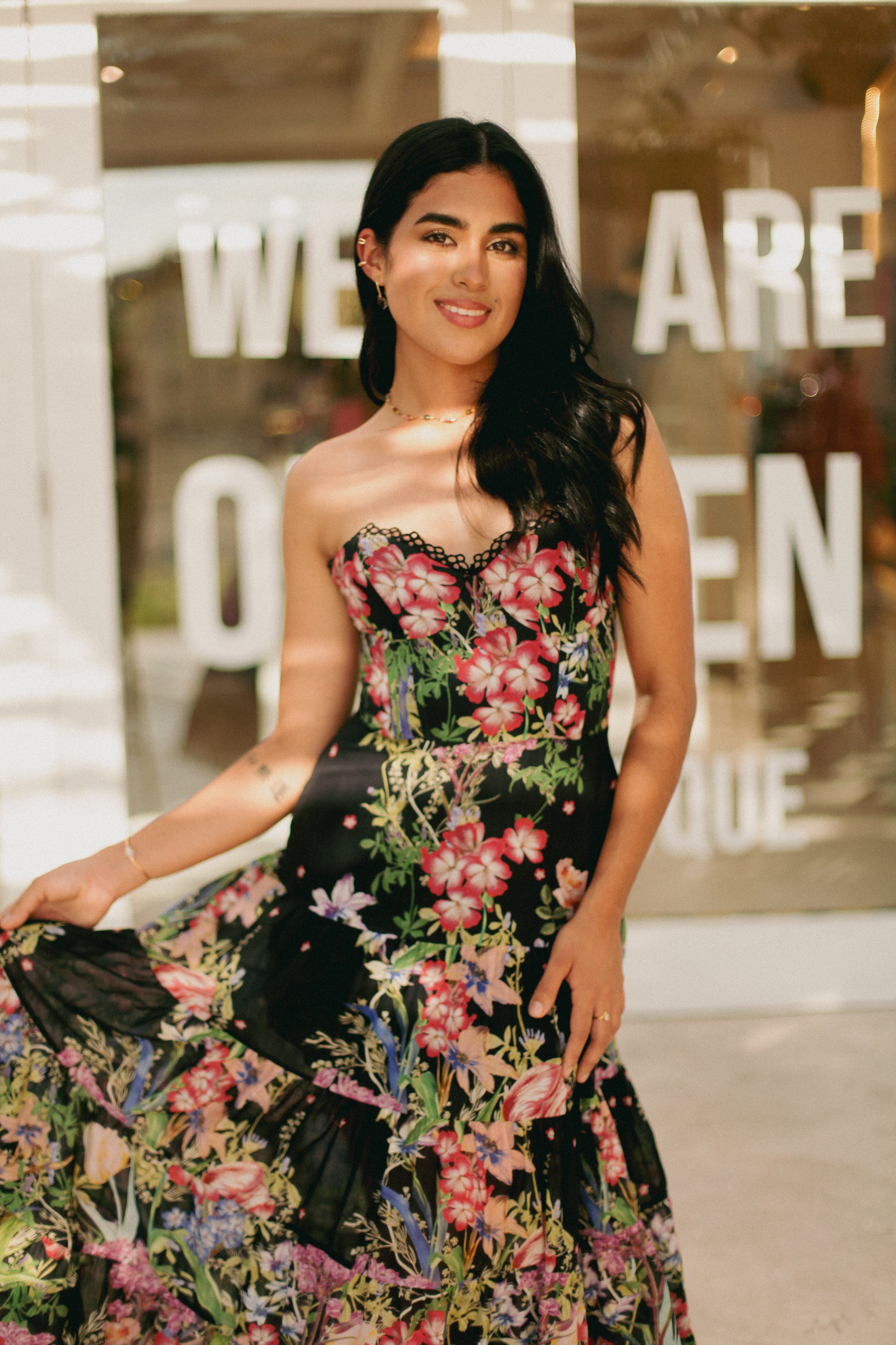 Danny Black Long Dress