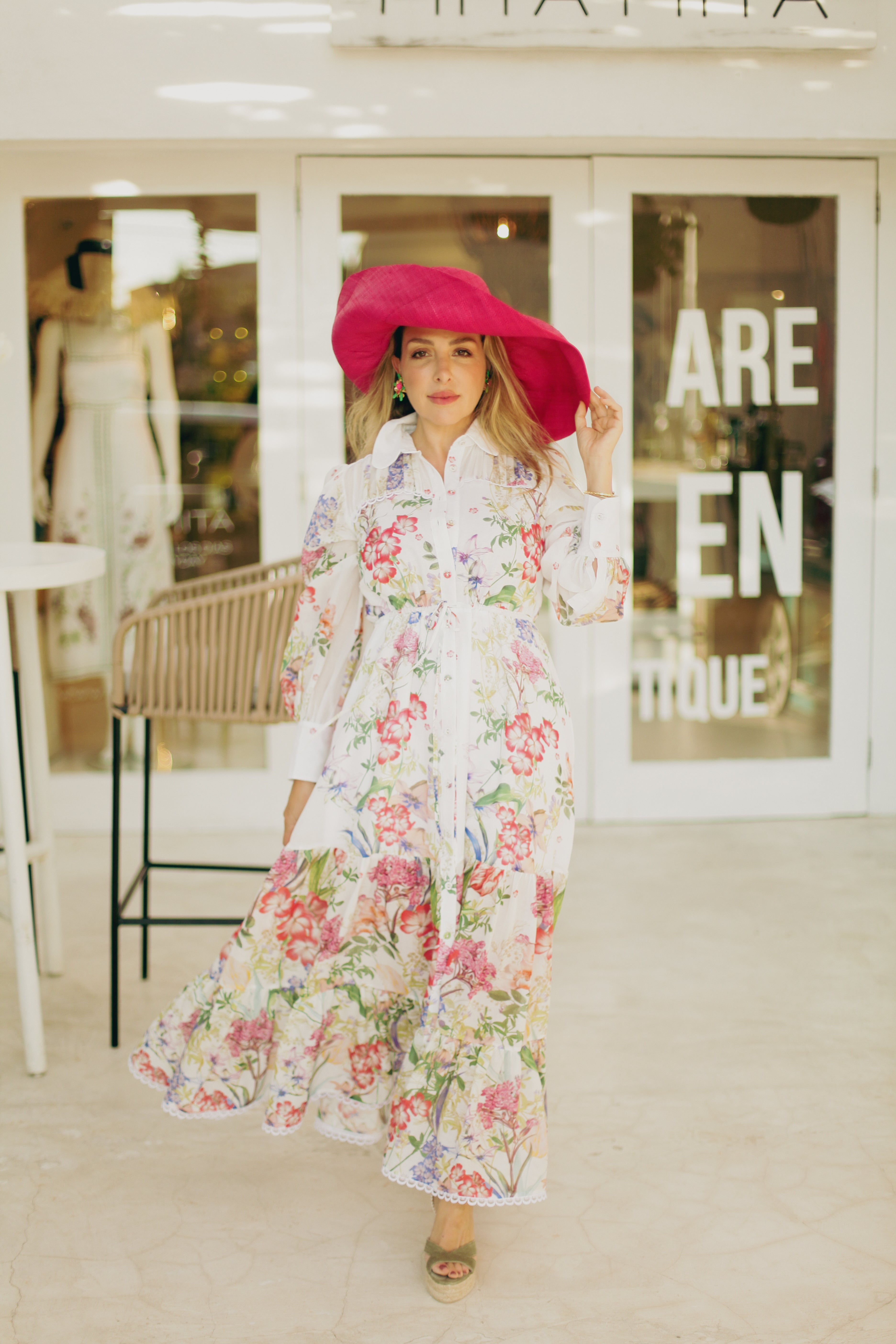 Lotus White Long Dress