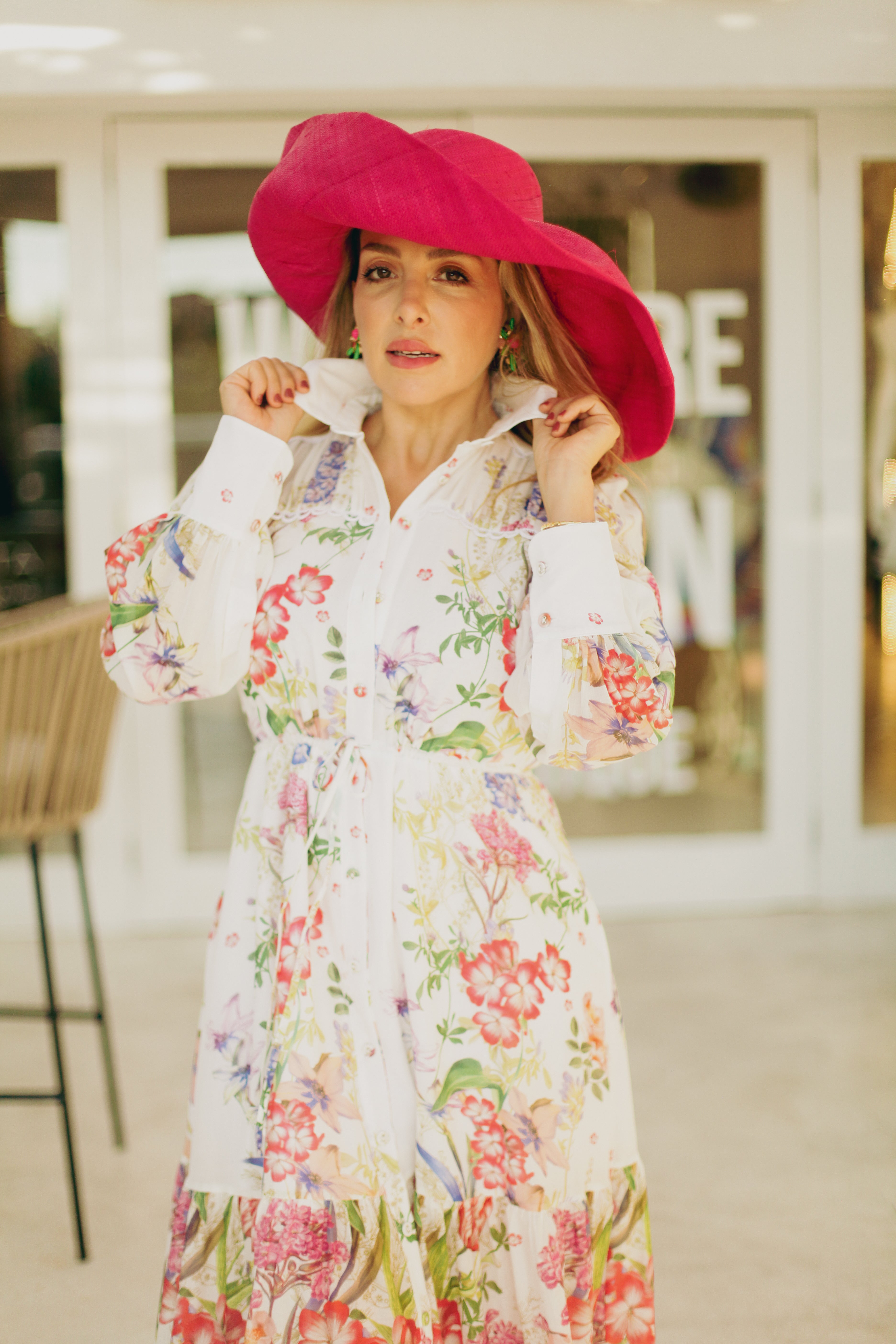 Lotus White Long Dress