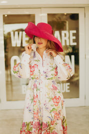 Lotus White Long Dress