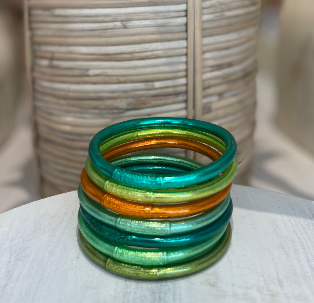 7 Pack The Abundance Luck Bundle Buddha Bangles