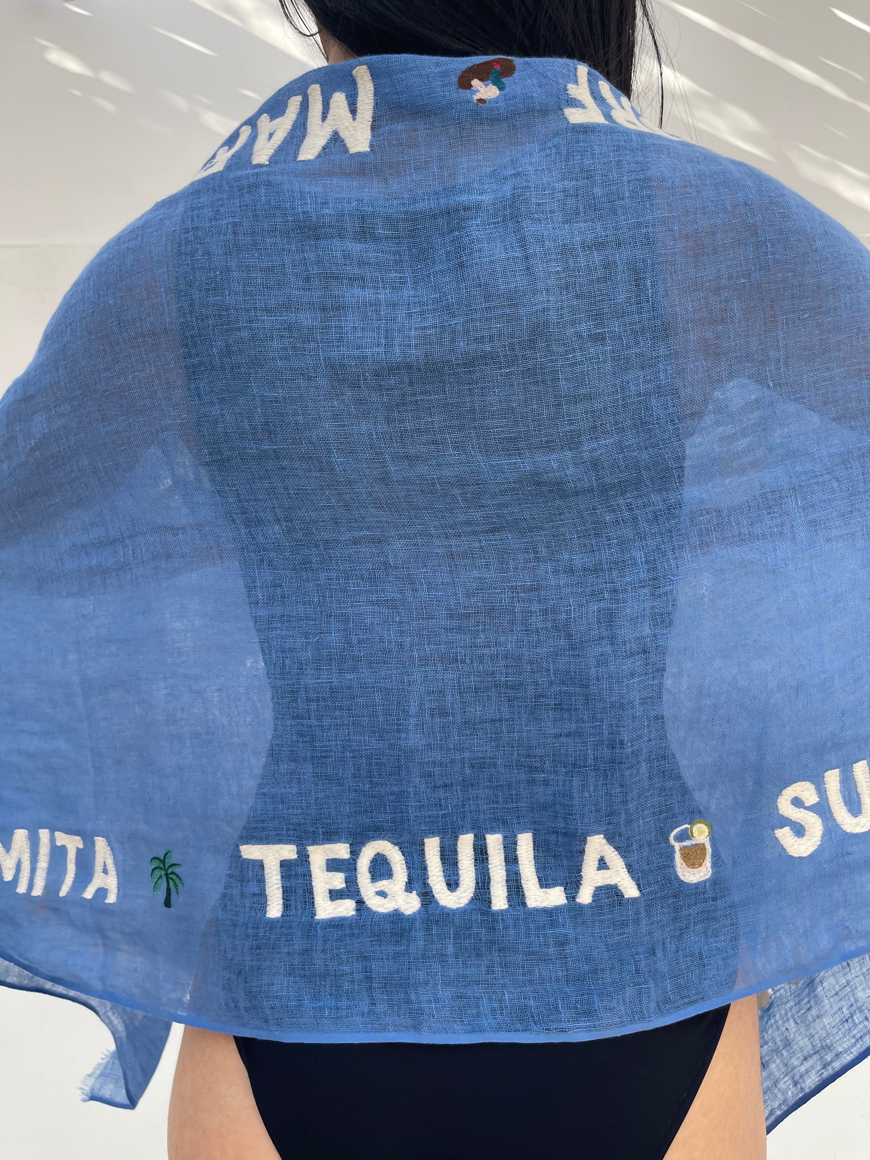 The Punta Mita Blue Scarf