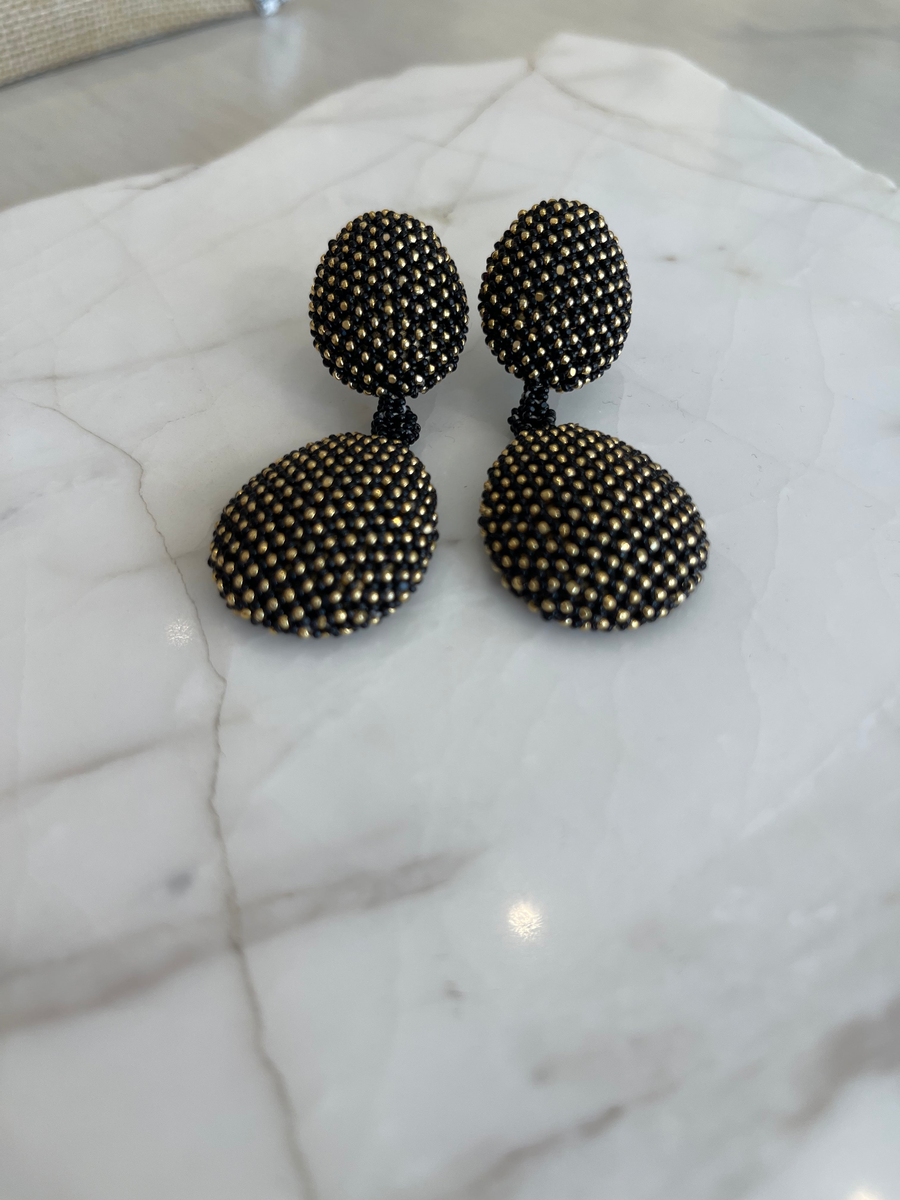 Black Gold Tawari Earrings