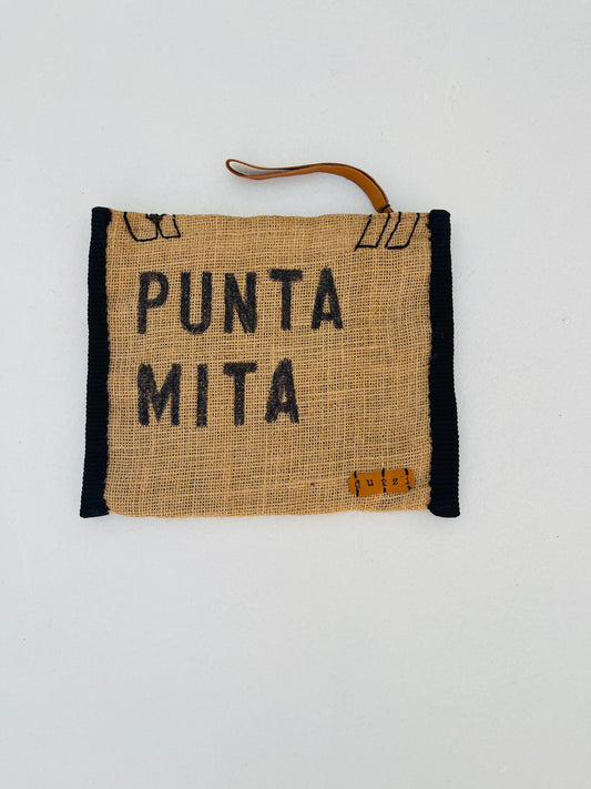 Vintage Burlap Alemania Pouch