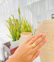 AN014 Baroque Ring Stainless