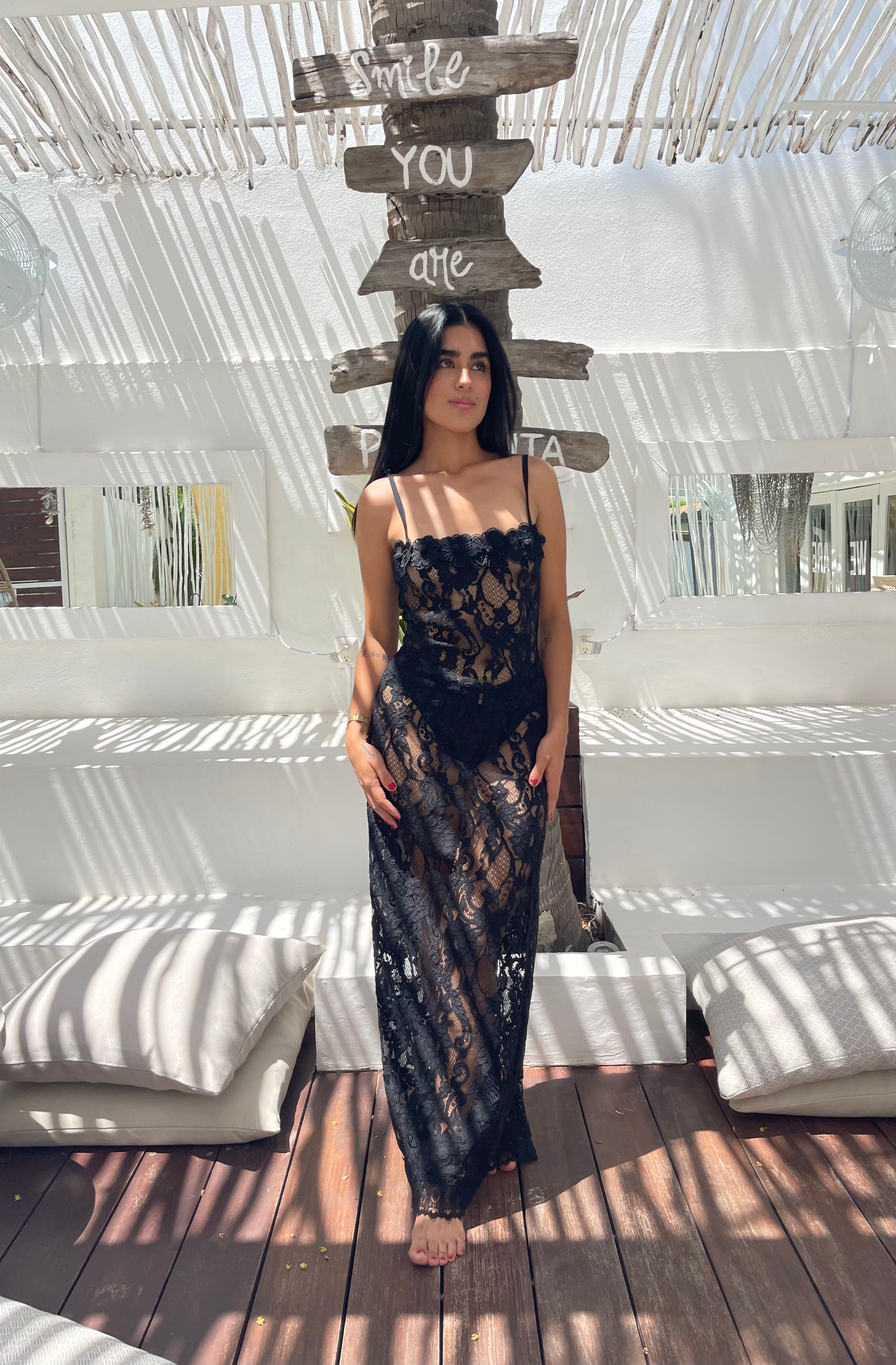 Marquesa Black Maxi Dress