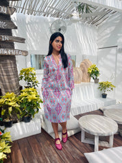 Sapphire Sorbet Short Kaftan