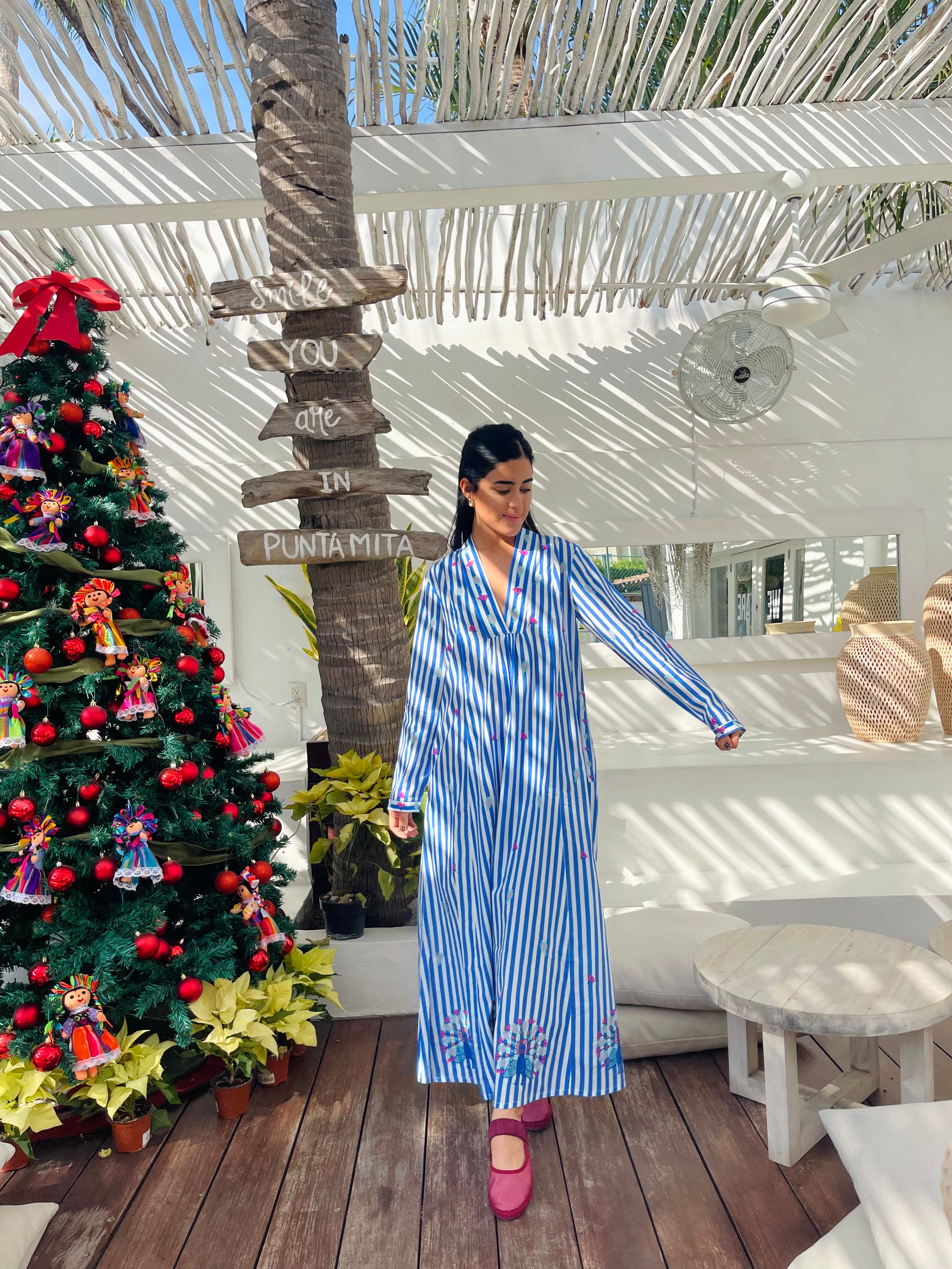 Sandalwood Peacock Dress