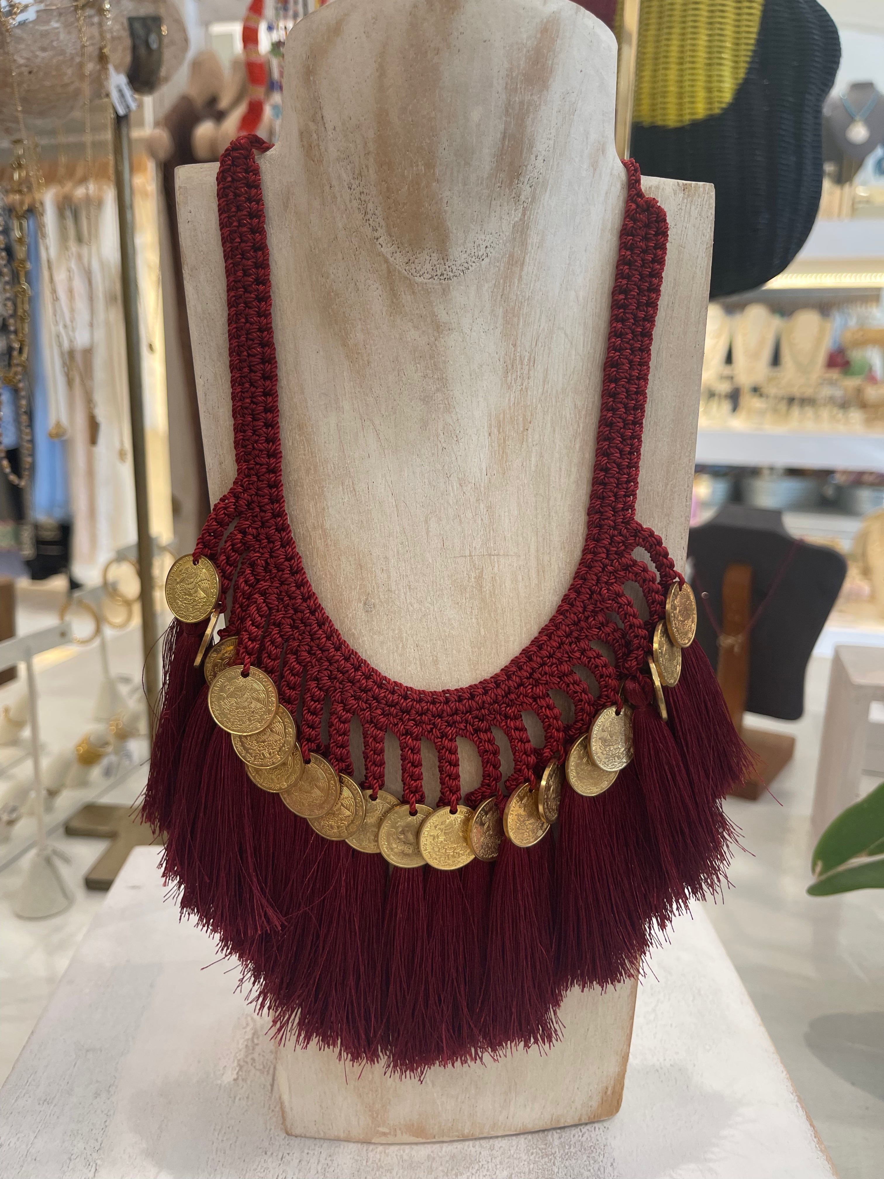 Scaled and Feathered Necklace