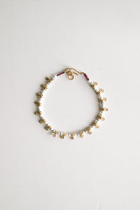 Florcitas White Howlite Anklet