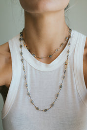 Large Igat Labradorite Necklace