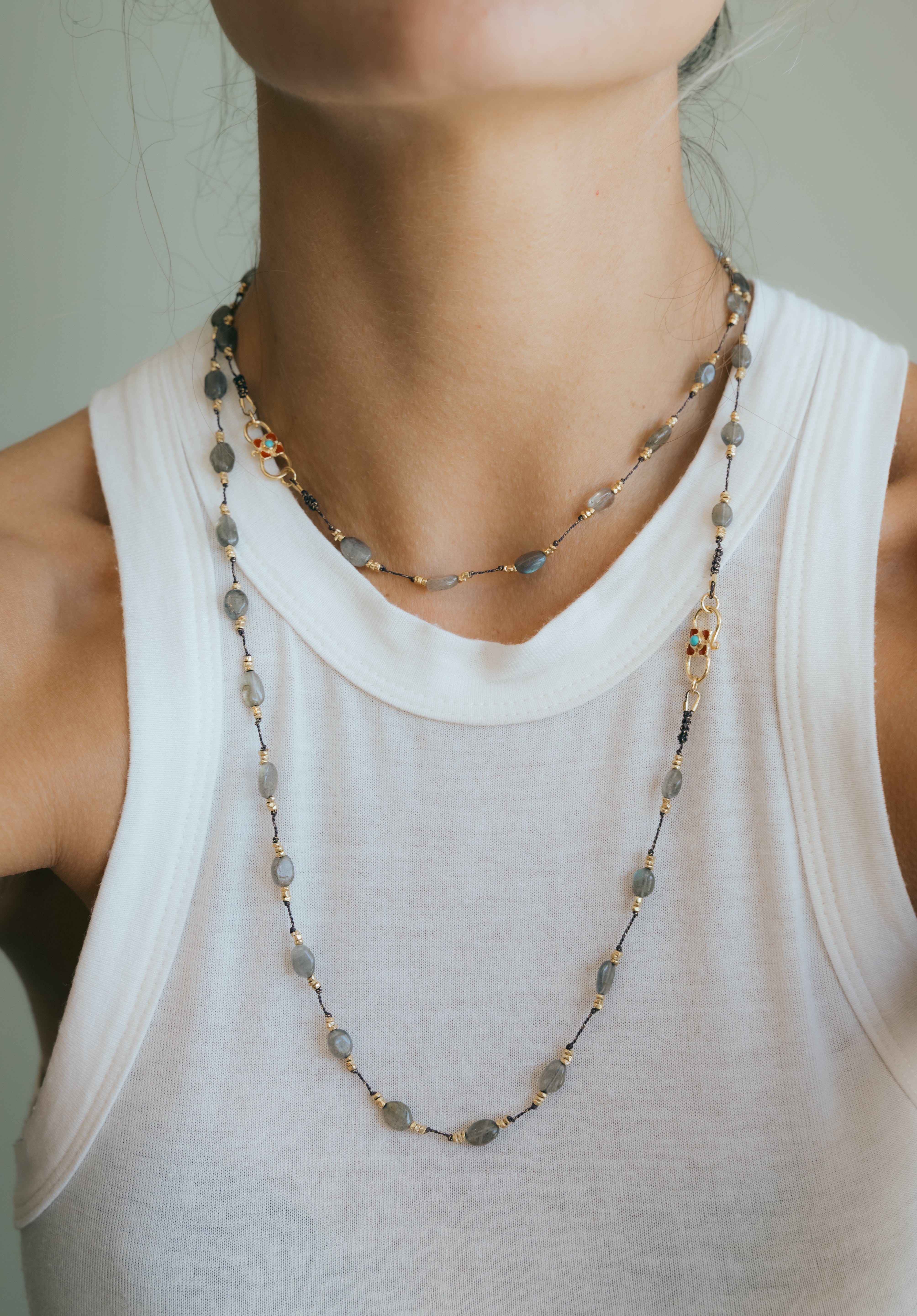 Large Igat Labradorite Necklace