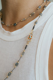 Large Igat Labradorite Necklace