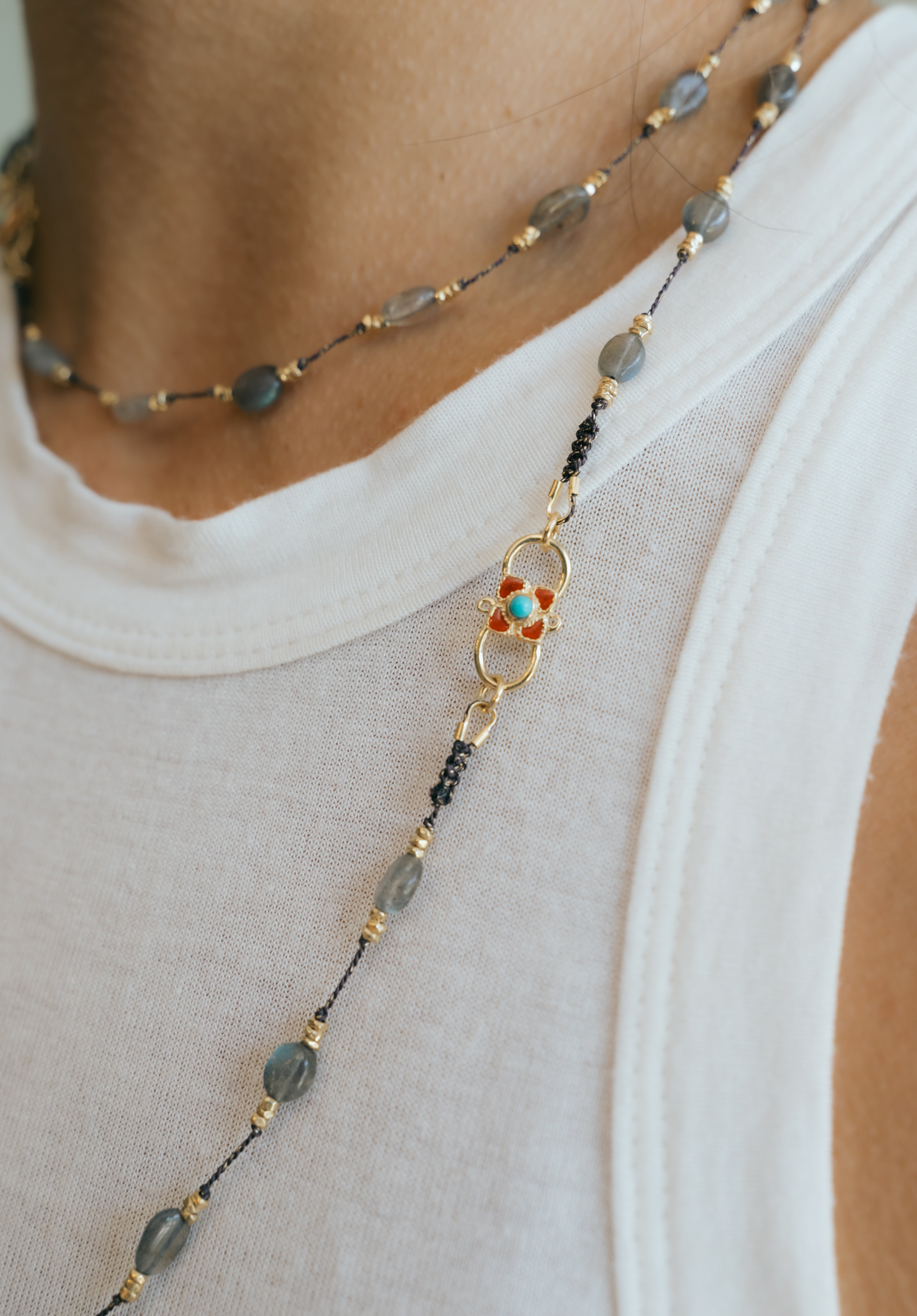 Large Igat Labradorite Necklace