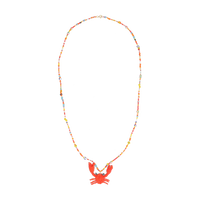 Mini Crab Season  Necklace