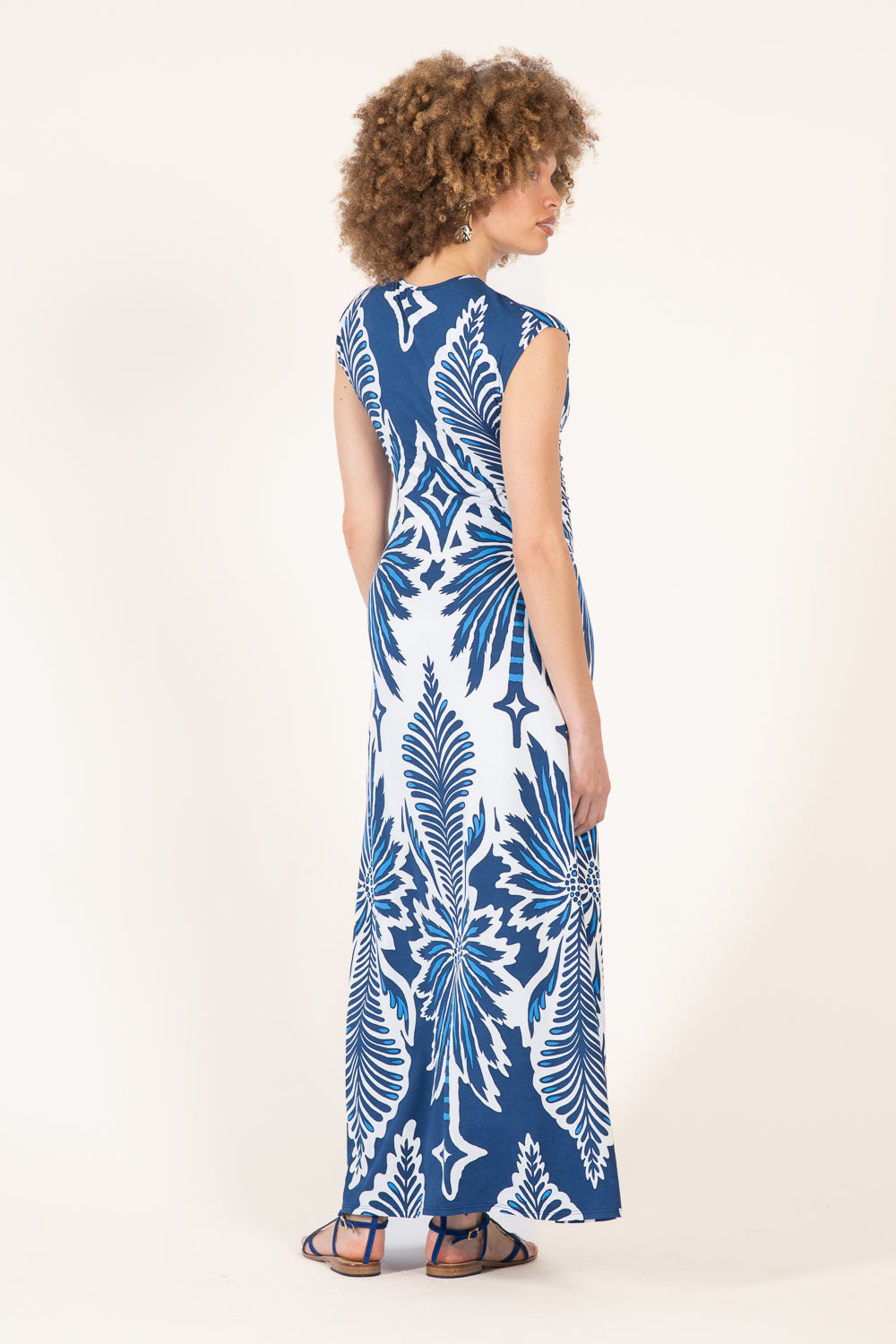 Navy Nova Long Dress