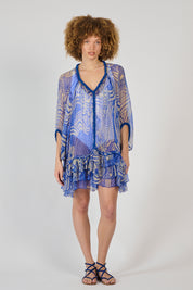 Blue Nava Poncho OS
