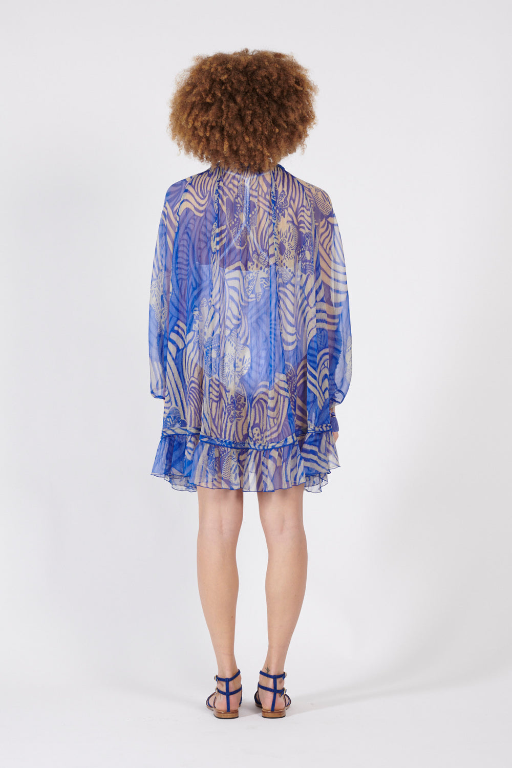 Blue Nava Poncho OS