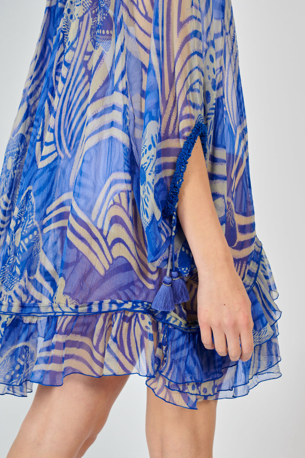 Blue Nava Poncho OS