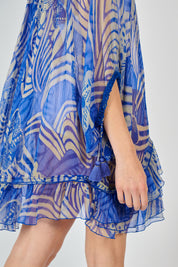 Blue Nava Poncho OS