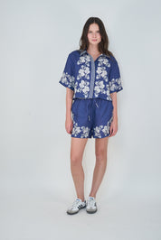 Wild Flower Blue Short