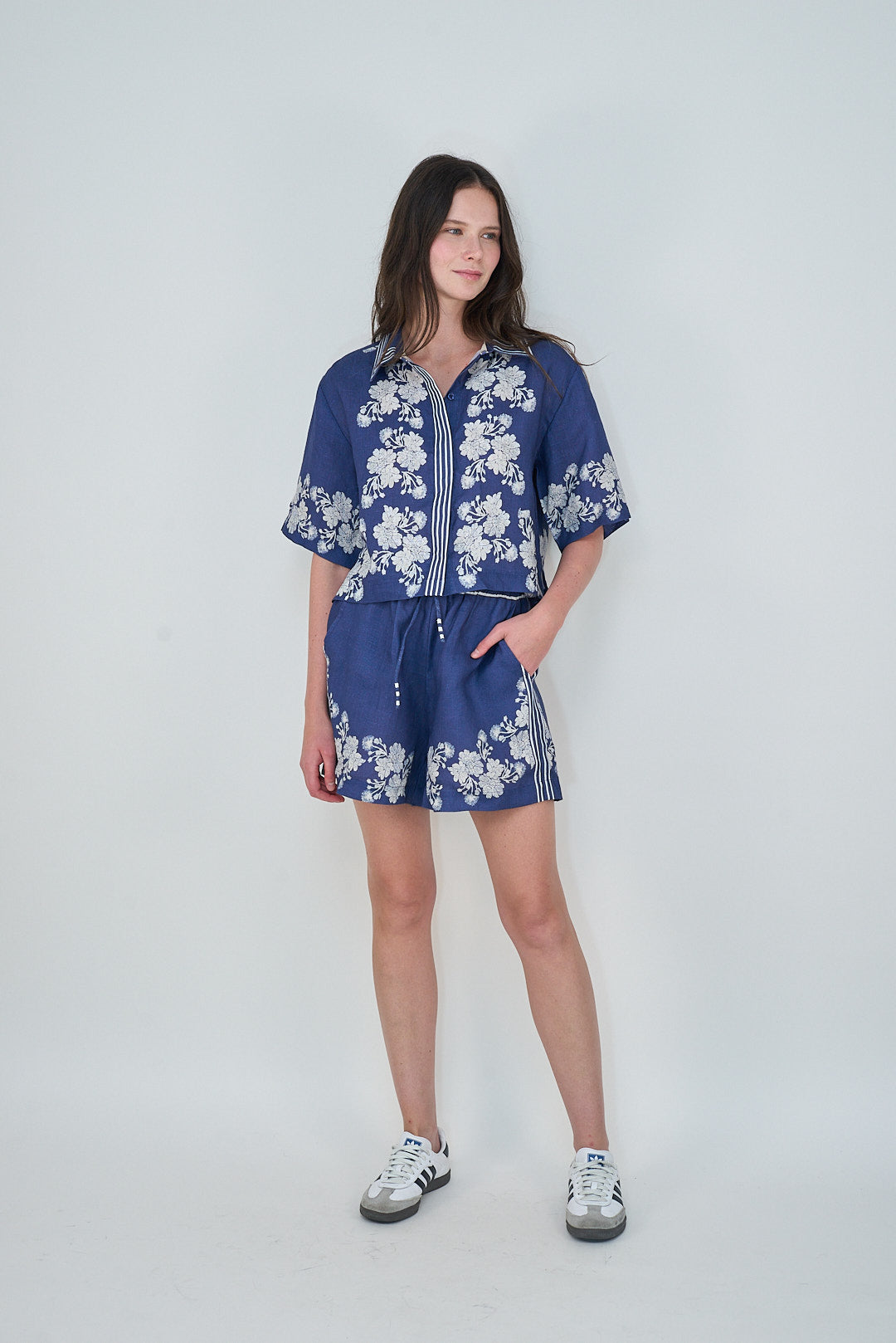 Wild Flower Blue Short