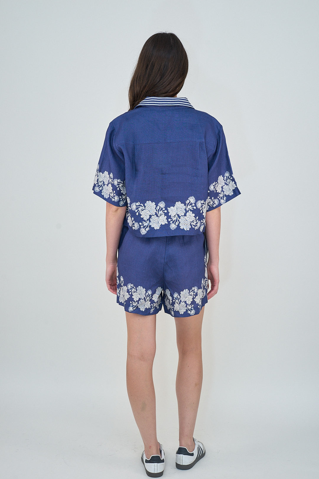 Wild Flower Blue Short