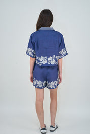 Wild Flower Blue Short