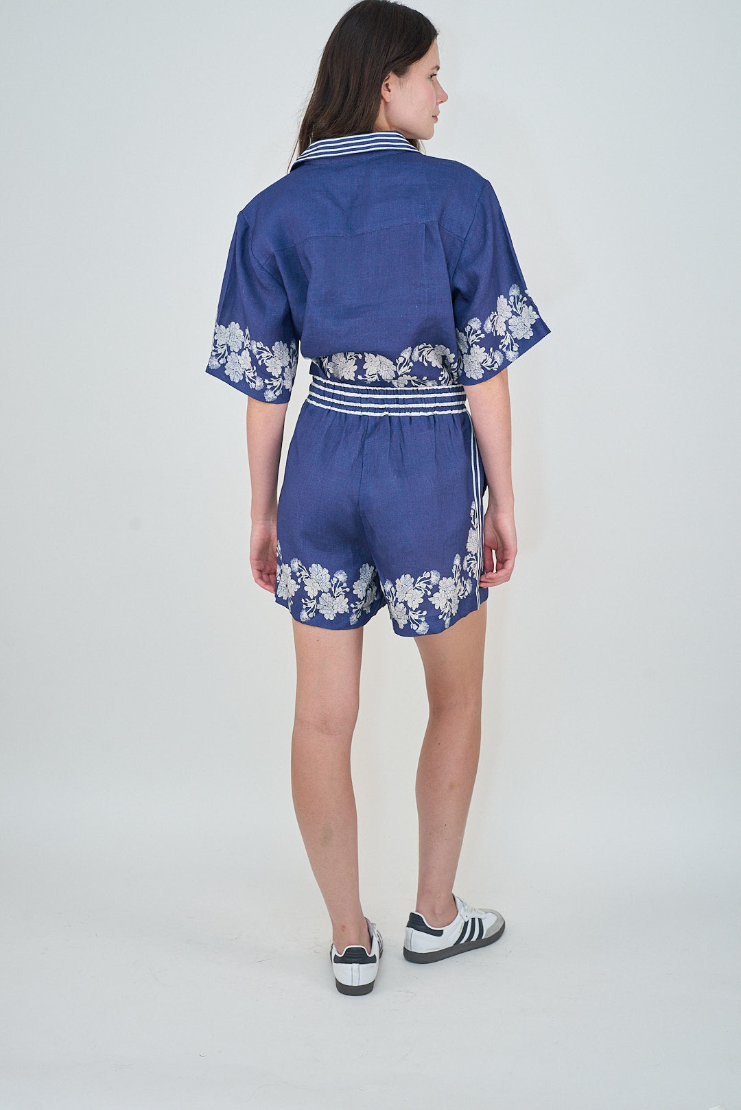 Wild Flower Blue Top