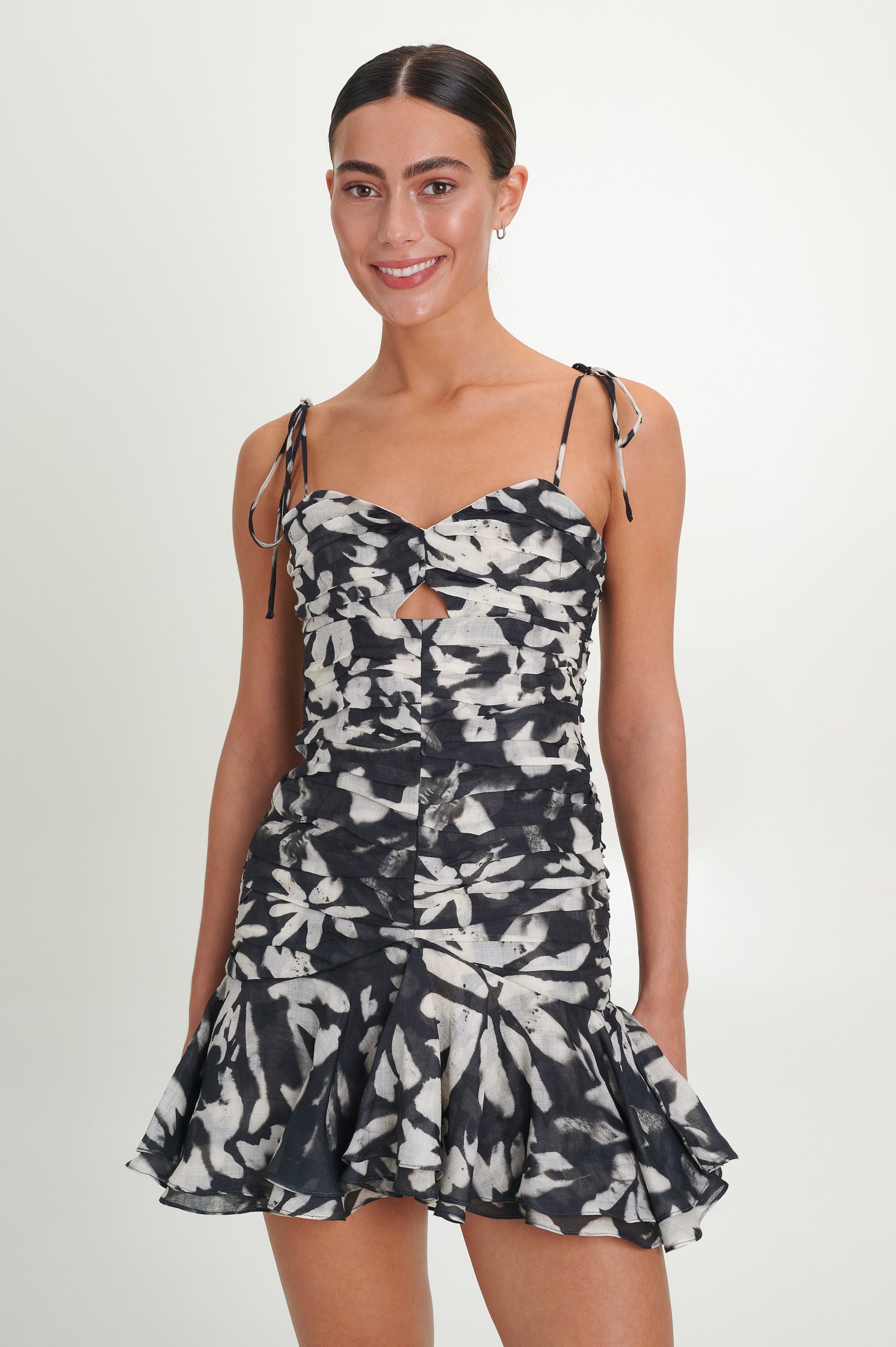 S25A3173 Night Floral Mini Dress