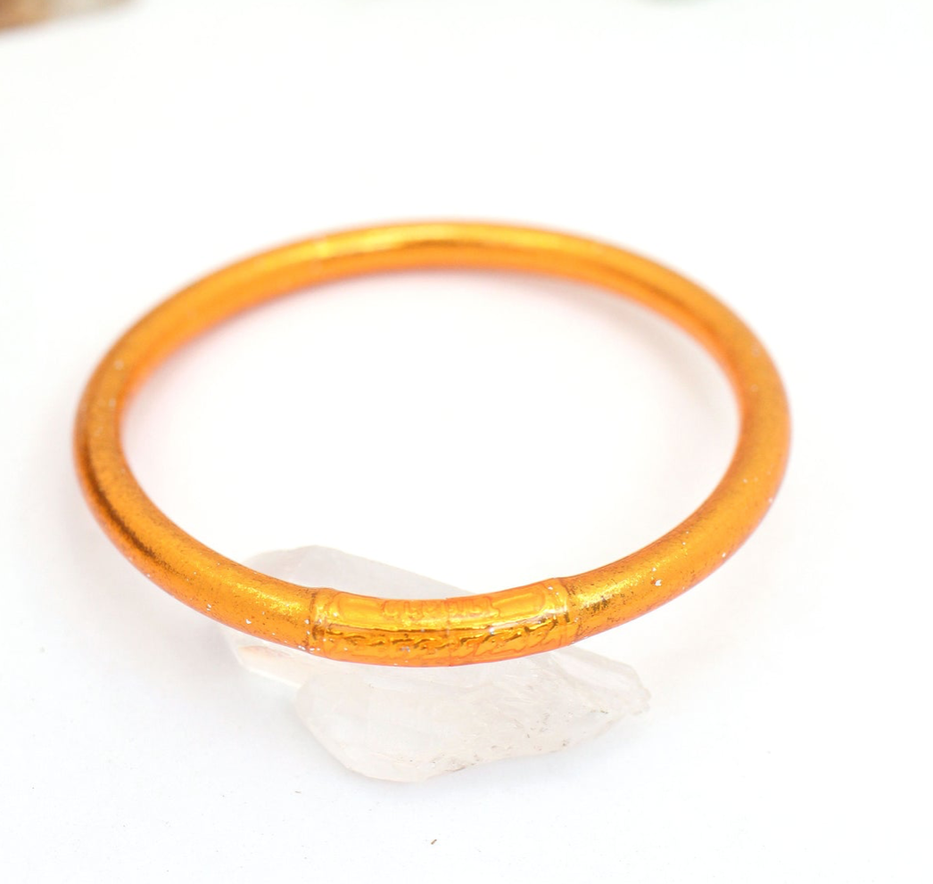 Orange Mantra Bangle