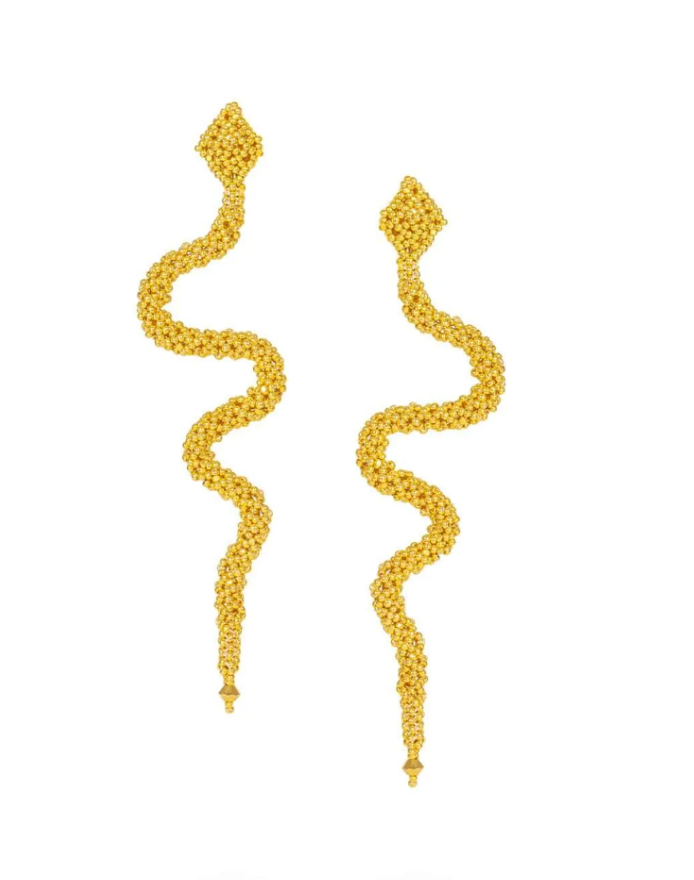 AK394 Gold Chenea Earrings