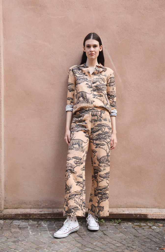 Tie dye camouflage denim cargo trousers – JUTKA & RISKA