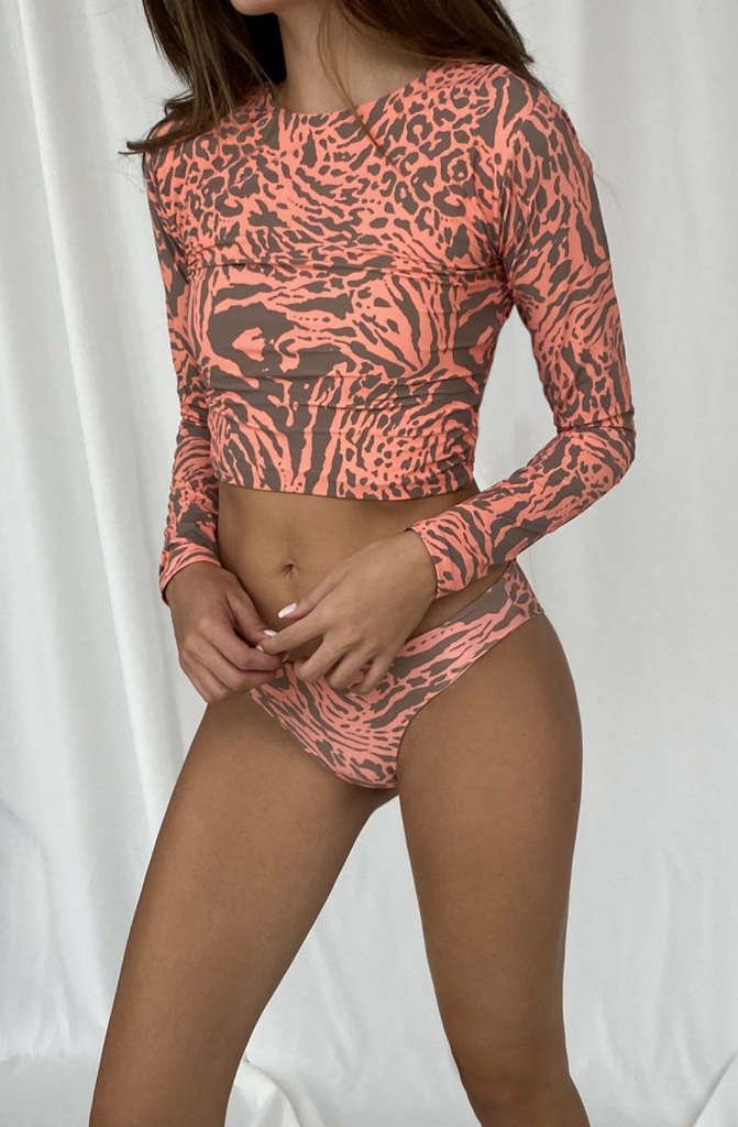 Wild Tangerine Bikini Set