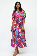 Fergana Puff Sleeve Maxi Dress