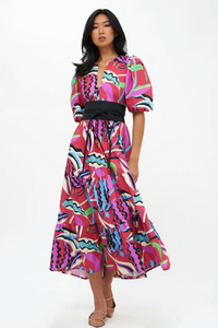 Fergana Puff Sleeve Maxi Dress