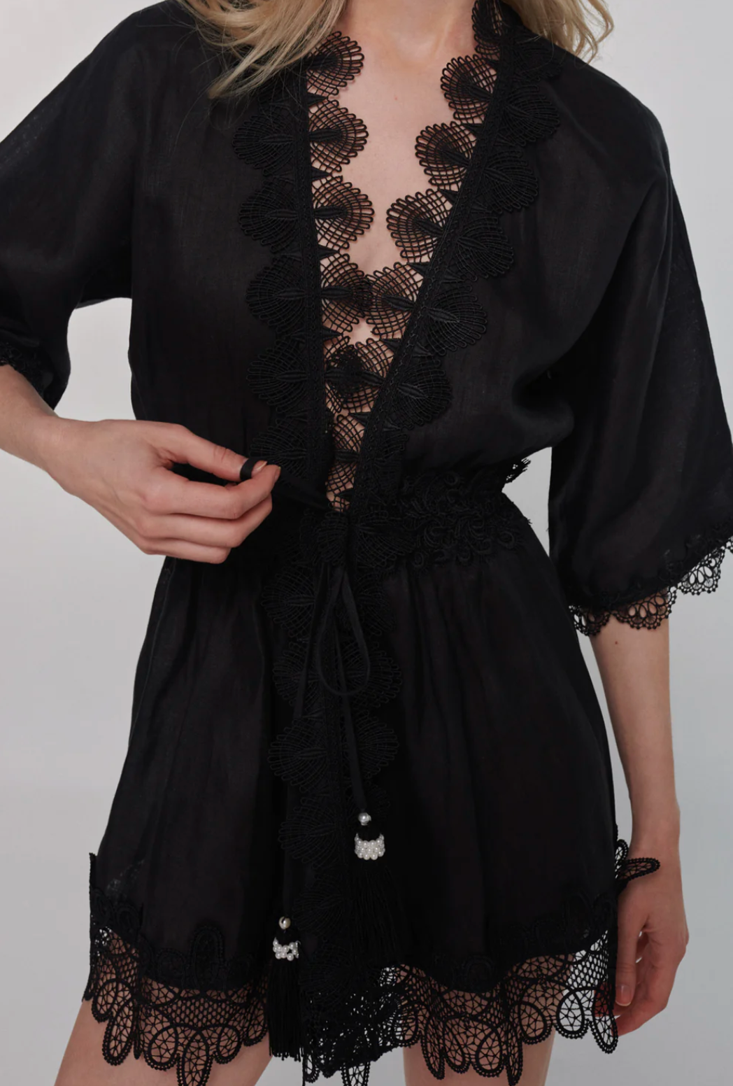 Gabriela Kimono Black