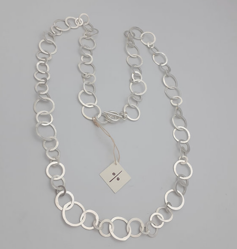 Silver Hoop Necklace