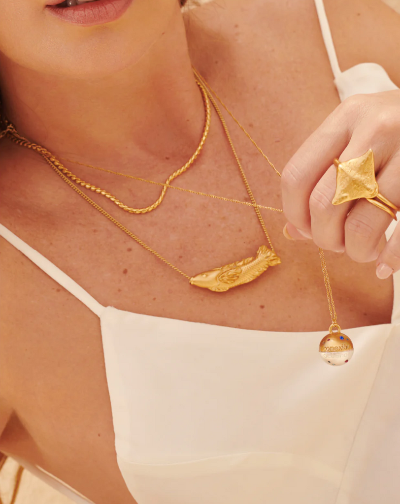 Seaflower Gold Necklace