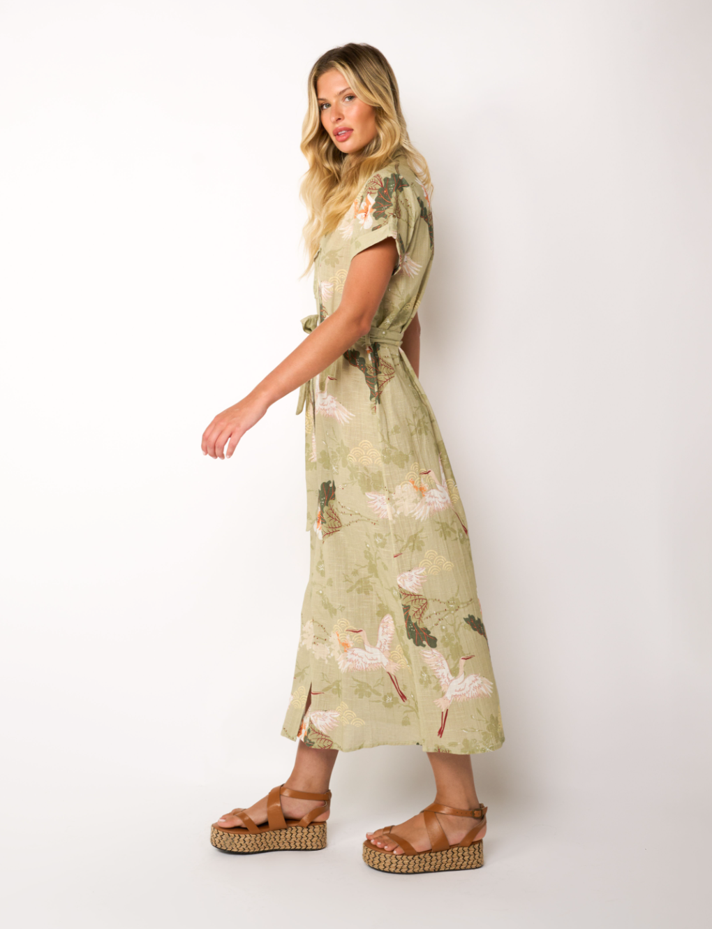 Okinawa Green Maxi Dress