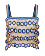 Evil Eye Hand Crochet Top