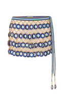 Evil Eye Hand Crochet Mini Skirt