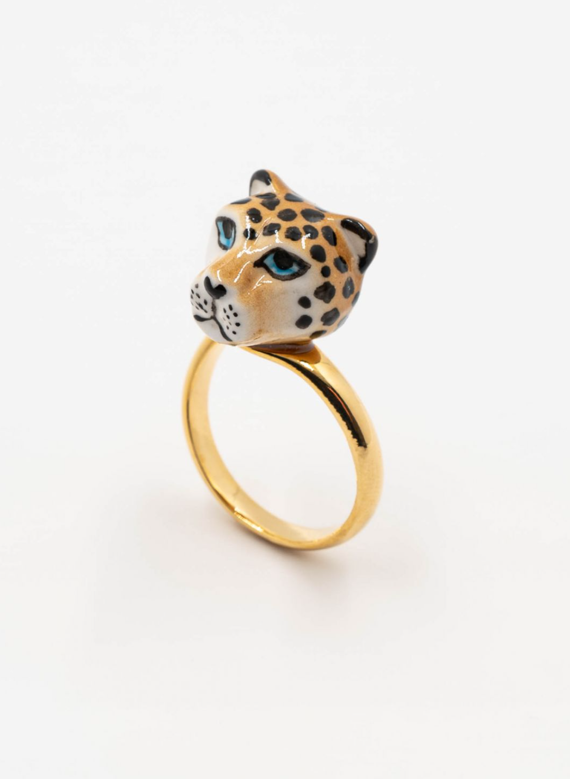 Leopard Head Ring