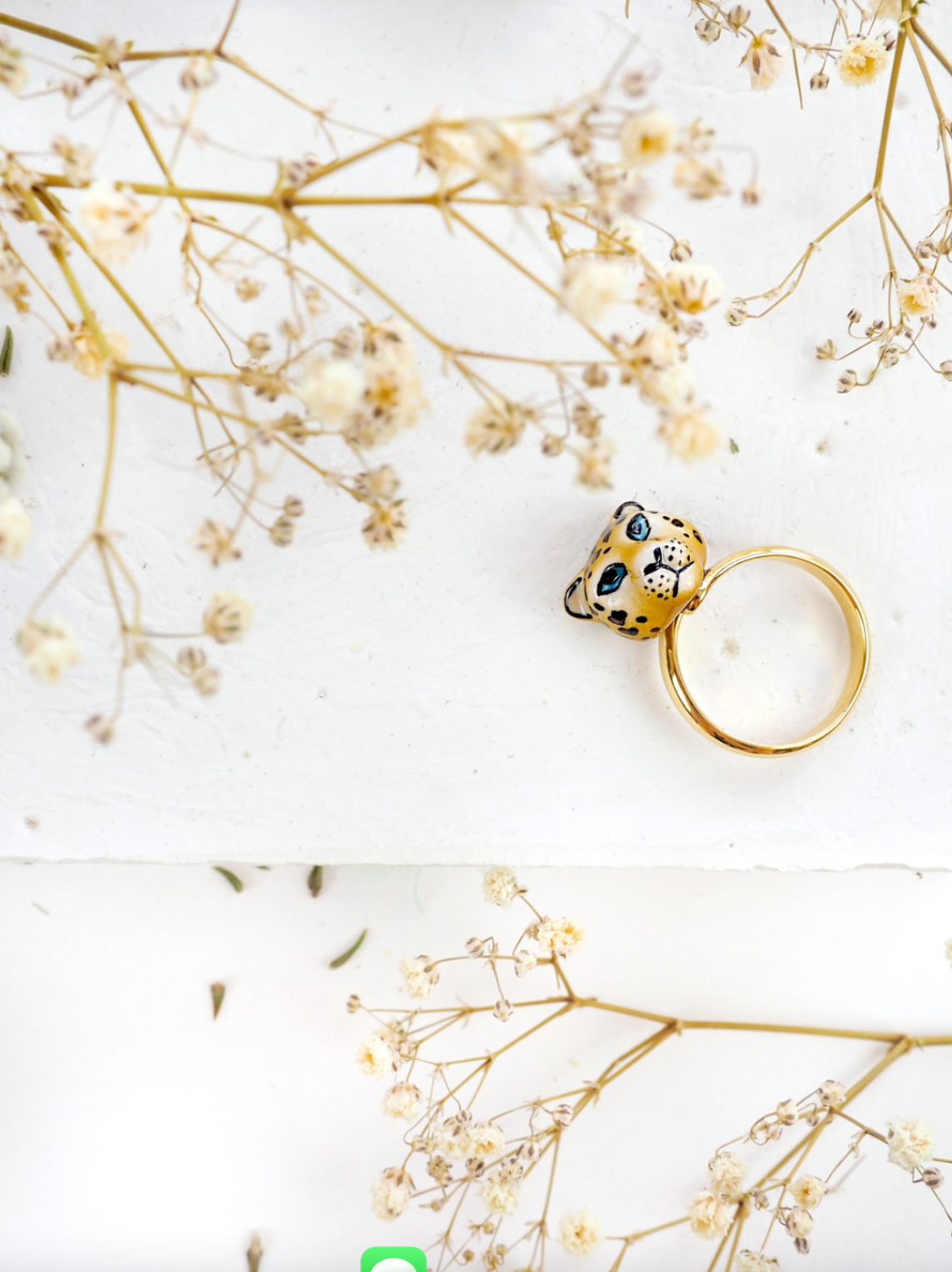 Leopard Head Ring