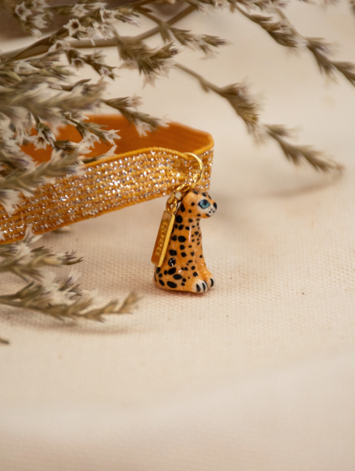 Leopard Gold Elastic Bracelet