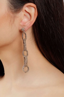 Naina Platinum Earrings